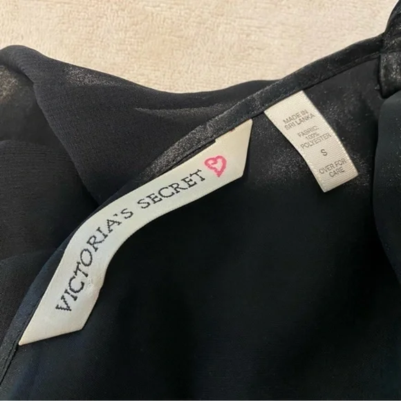 Vintage Victoria’s Secret Rose Front Sheer Babydoll Top - Picture 5 of 6